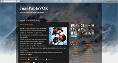 Desktop Screenshot of juanpablovoz.blogspot.com