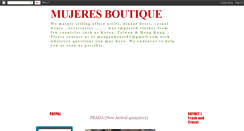 Desktop Screenshot of mujeresboutique.blogspot.com