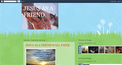 Desktop Screenshot of jesusasafriend.blogspot.com