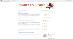 Desktop Screenshot of maureenbraun.blogspot.com