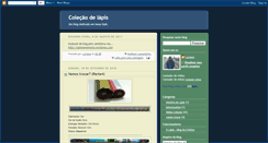 Desktop Screenshot of colecaodelapis.blogspot.com