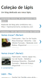 Mobile Screenshot of colecaodelapis.blogspot.com
