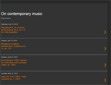 Tablet Screenshot of contemporarymusic.blogspot.com