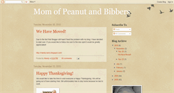 Desktop Screenshot of momofpeanutandbibbers.blogspot.com