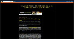 Desktop Screenshot of gamertechstudio.blogspot.com