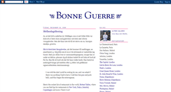 Desktop Screenshot of bonneguerremag.blogspot.com