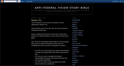 Desktop Screenshot of anti-federalvisionstudybible.blogspot.com