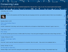 Tablet Screenshot of conservingleos.blogspot.com