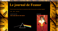 Desktop Screenshot of feanor-journal.blogspot.com