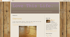 Desktop Screenshot of lovethislife-ne.blogspot.com
