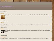 Tablet Screenshot of lovethislife-ne.blogspot.com