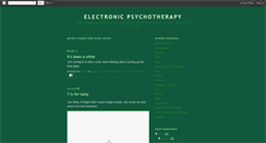 Desktop Screenshot of electronicpsychotherapy.blogspot.com