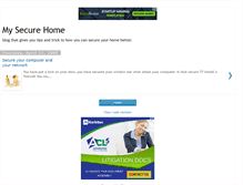Tablet Screenshot of my-secure-home.blogspot.com