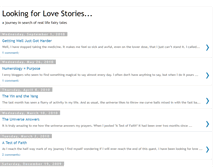 Tablet Screenshot of lookingforlovestories.blogspot.com