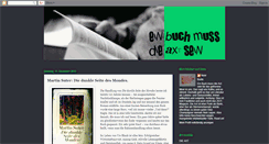 Desktop Screenshot of einbuchmussdieaxtsein.blogspot.com