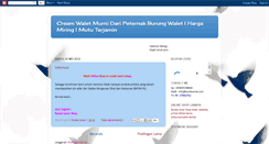 Desktop Screenshot of creamwaletkosmetik.blogspot.com