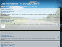 Tablet Screenshot of clasicospesados.blogspot.com