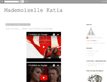 Tablet Screenshot of mademoisellekatia.blogspot.com