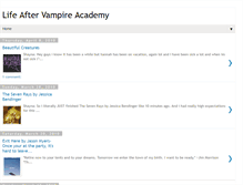 Tablet Screenshot of lifeaftervampireacademy.blogspot.com