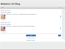 Tablet Screenshot of madoka07.blogspot.com