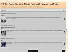 Tablet Screenshot of escolazenaidecosta.blogspot.com