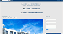 Desktop Screenshot of palmbeachmortgage.blogspot.com