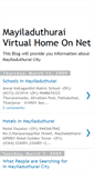 Mobile Screenshot of mayiladuthuraicityinformation.blogspot.com