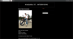 Desktop Screenshot of niagarastinterviews.blogspot.com