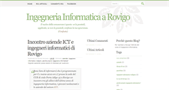 Desktop Screenshot of ingegneriainformaticarovigo.blogspot.com