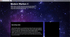 Desktop Screenshot of modernwarfare-3.blogspot.com