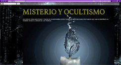 Desktop Screenshot of misterioyocultismo.blogspot.com