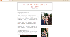 Desktop Screenshot of prestonanddanielle.blogspot.com