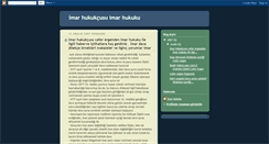 Desktop Screenshot of imarhukukcusu.blogspot.com