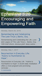 Mobile Screenshot of ephesians320faith.blogspot.com