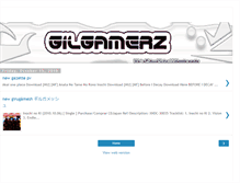 Tablet Screenshot of gilgamerz.blogspot.com