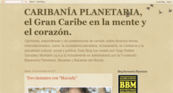 Desktop Screenshot of caribaniaplanetaria.blogspot.com
