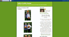 Desktop Screenshot of juliescraftycorner.blogspot.com