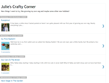 Tablet Screenshot of juliescraftycorner.blogspot.com