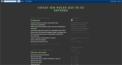 Desktop Screenshot of coisassemnocaoquesoeuentendo.blogspot.com
