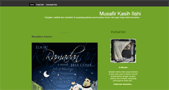 Desktop Screenshot of musafir-kasih.blogspot.com