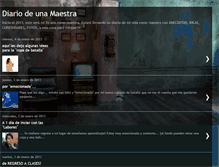 Tablet Screenshot of diariode1maestra.blogspot.com