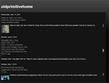 Tablet Screenshot of oldprimitivehome.blogspot.com