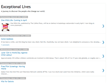 Tablet Screenshot of exceptional-lives.blogspot.com