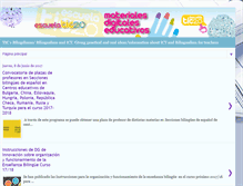 Tablet Screenshot of bilinguismand20ictschool.blogspot.com