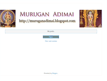 Tablet Screenshot of muruganadimai.blogspot.com