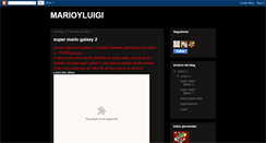 Desktop Screenshot of marioyluigienblog.blogspot.com