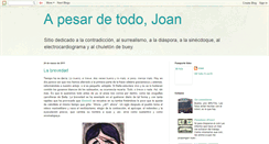 Desktop Screenshot of apesardetodojoan.blogspot.com