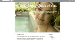 Desktop Screenshot of haircoloringguide.blogspot.com