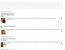 Tablet Screenshot of haircoloringguide.blogspot.com