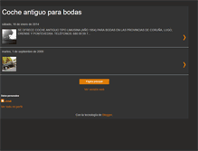 Tablet Screenshot of cocheantiguoparabodas.blogspot.com
